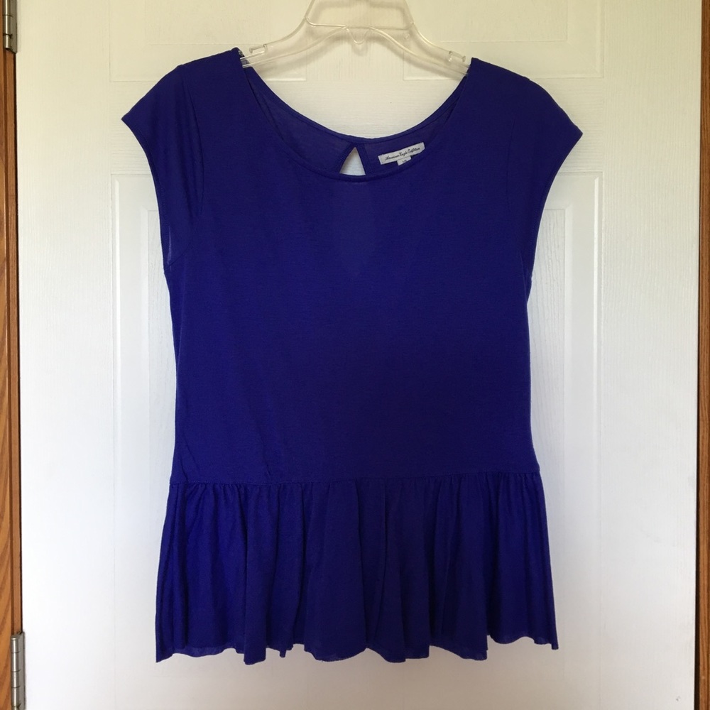 American Eagle Outfitters Blue Top
